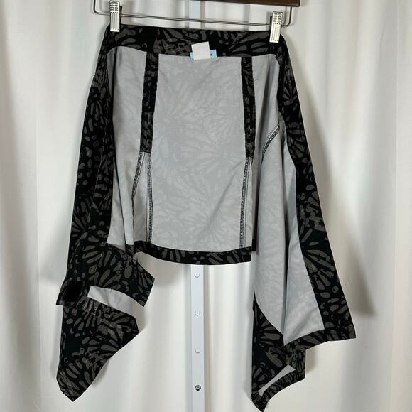 RipSkirt Hawaii Adjustable Wrap Skirt Length 1 Black Floral Sz L‎ Beach Resort - Picture 6 of 9